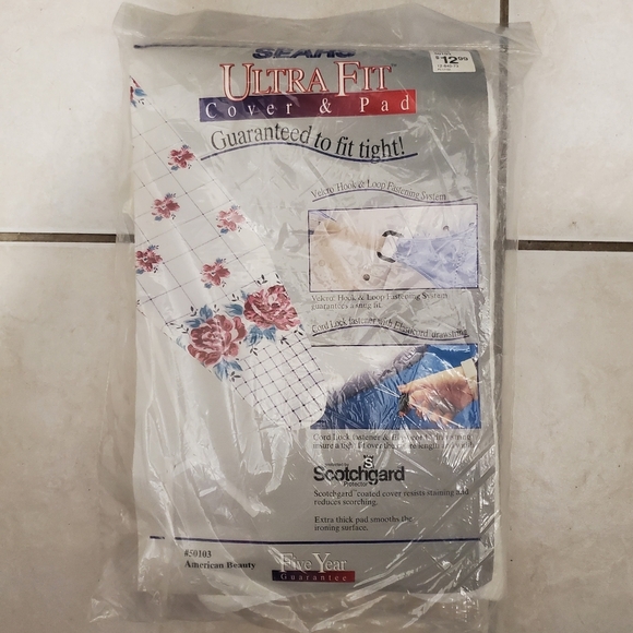 Sears Ultra Fit Ironing Board Cover & Pad eith scotchguard- NEW - Picture 1 of 3